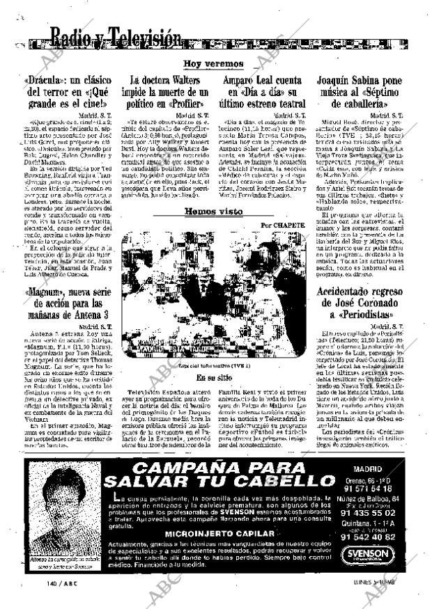 ABC MADRID 05-10-1998 página 140