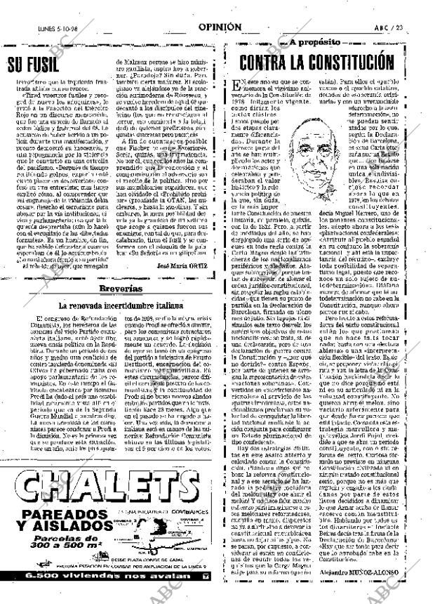 ABC MADRID 05-10-1998 página 23