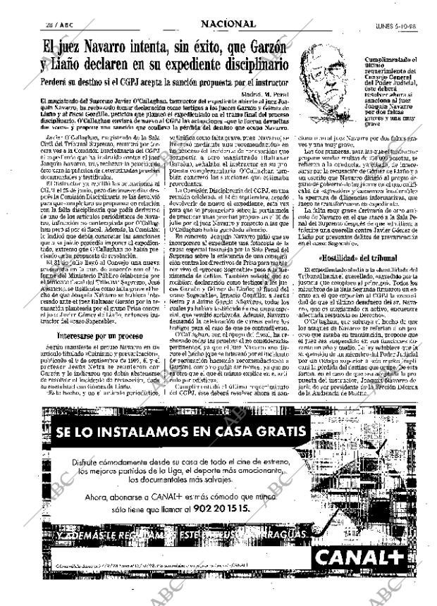 ABC MADRID 05-10-1998 página 28