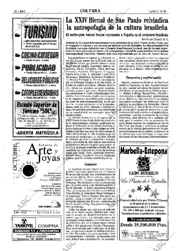 ABC MADRID 05-10-1998 página 50
