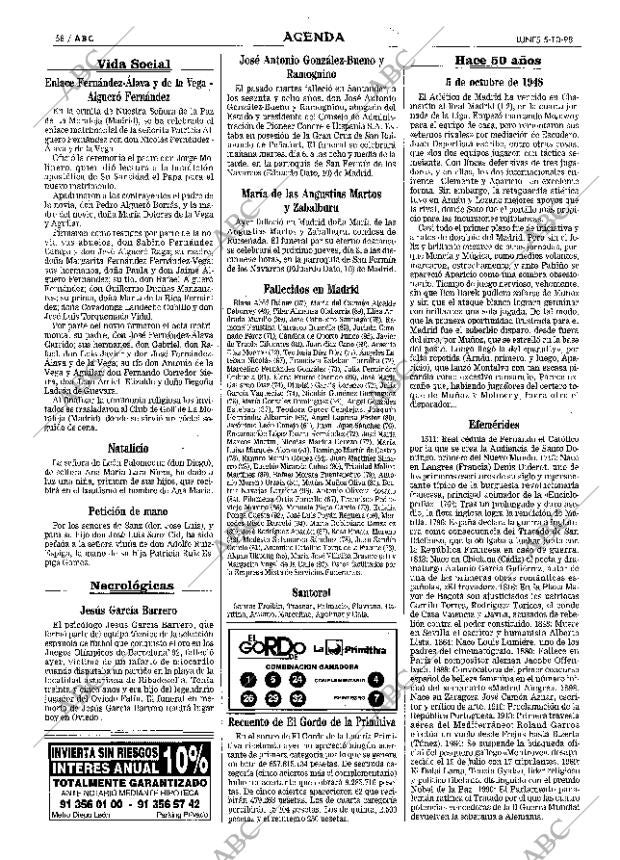 ABC MADRID 05-10-1998 página 58