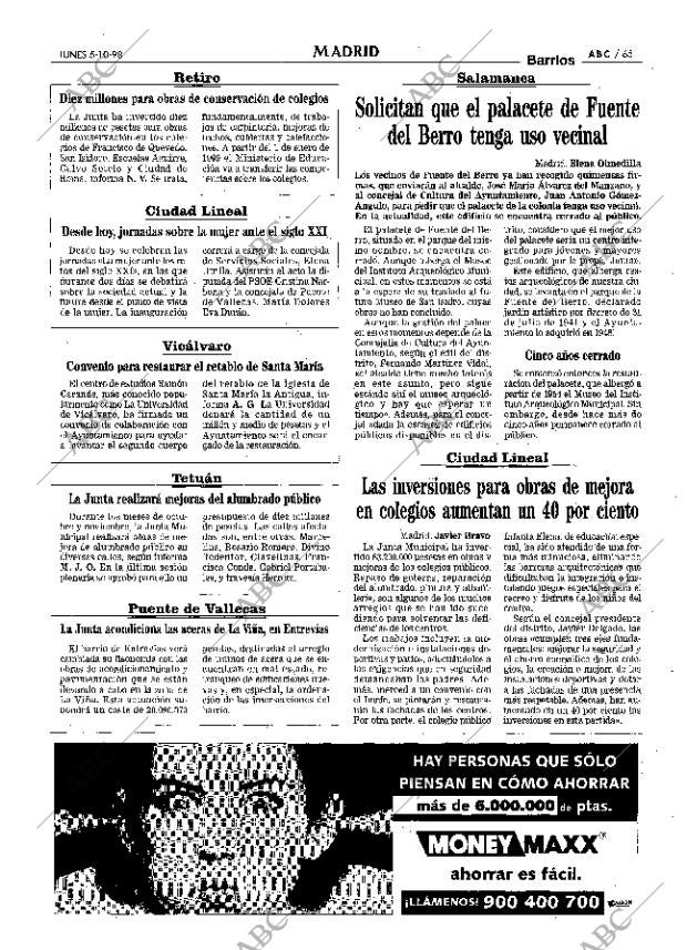 ABC MADRID 05-10-1998 página 65