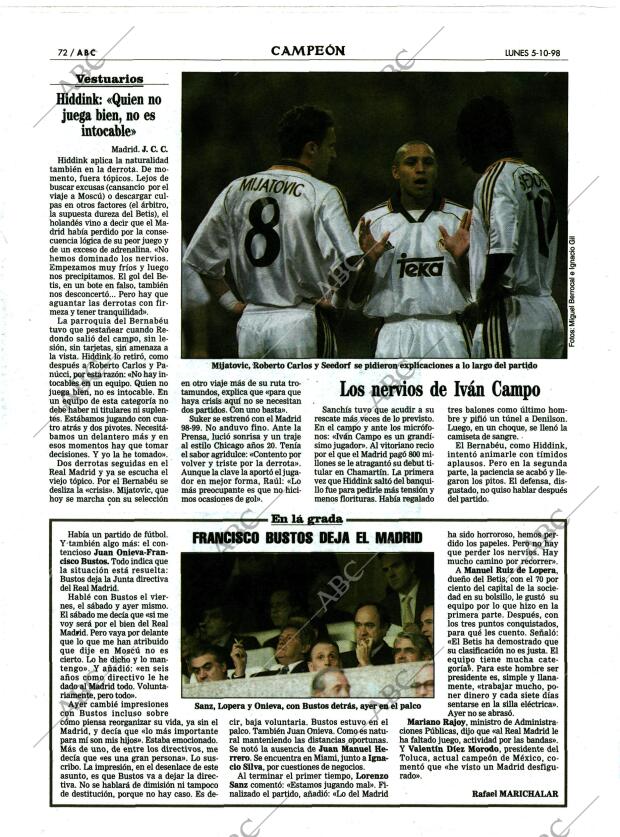 ABC MADRID 05-10-1998 página 72