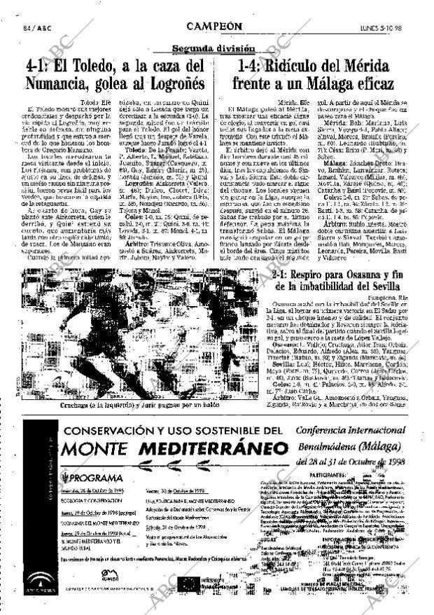 ABC MADRID 05-10-1998 página 84