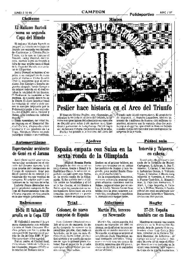 ABC MADRID 05-10-1998 página 87