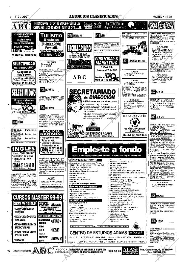 ABC MADRID 06-10-1998 página 112
