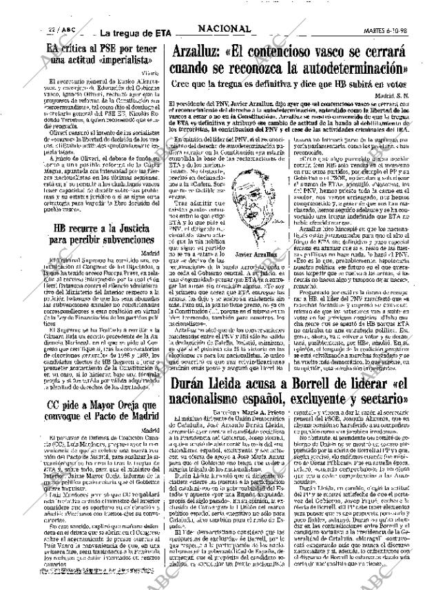 ABC MADRID 06-10-1998 página 22