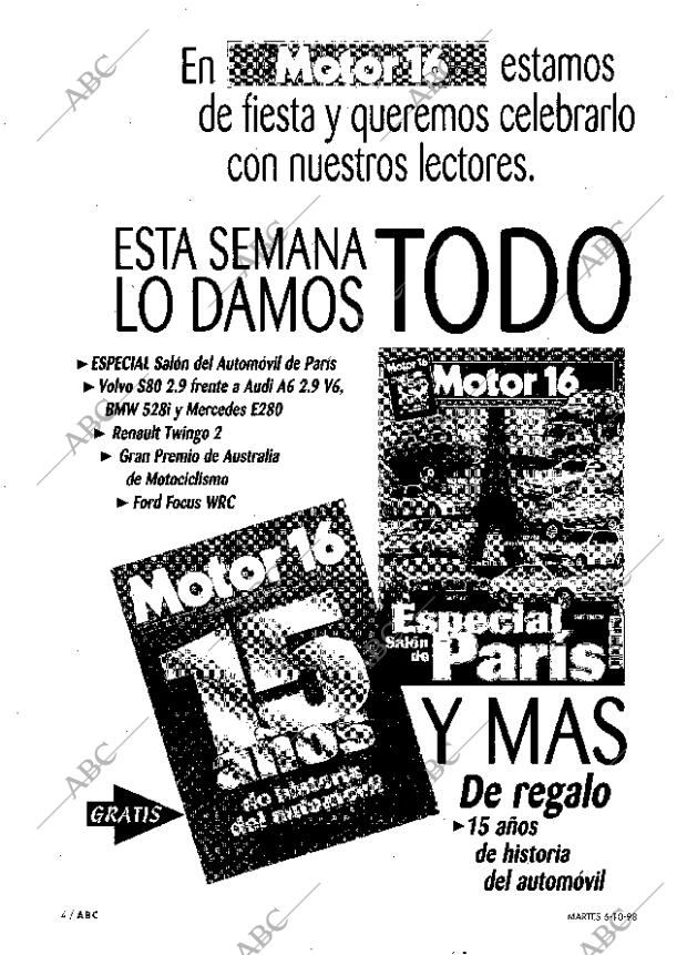 ABC MADRID 06-10-1998 página 4