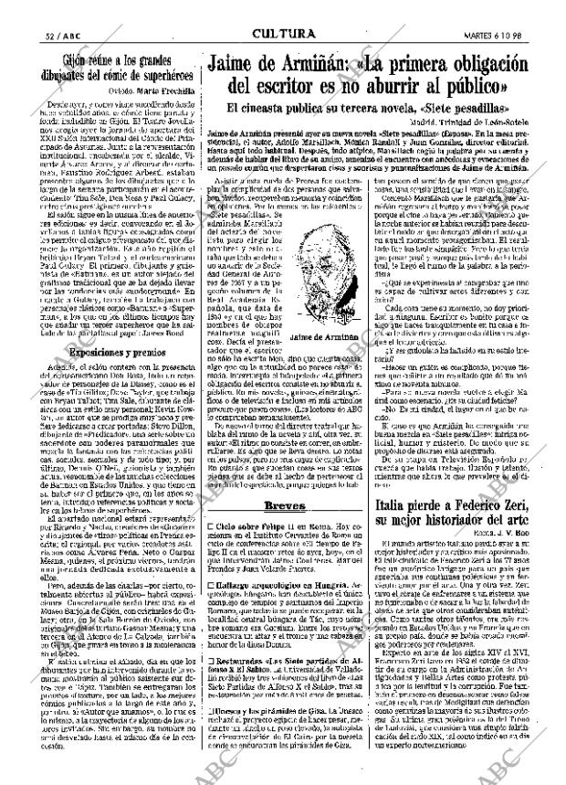 ABC MADRID 06-10-1998 página 52
