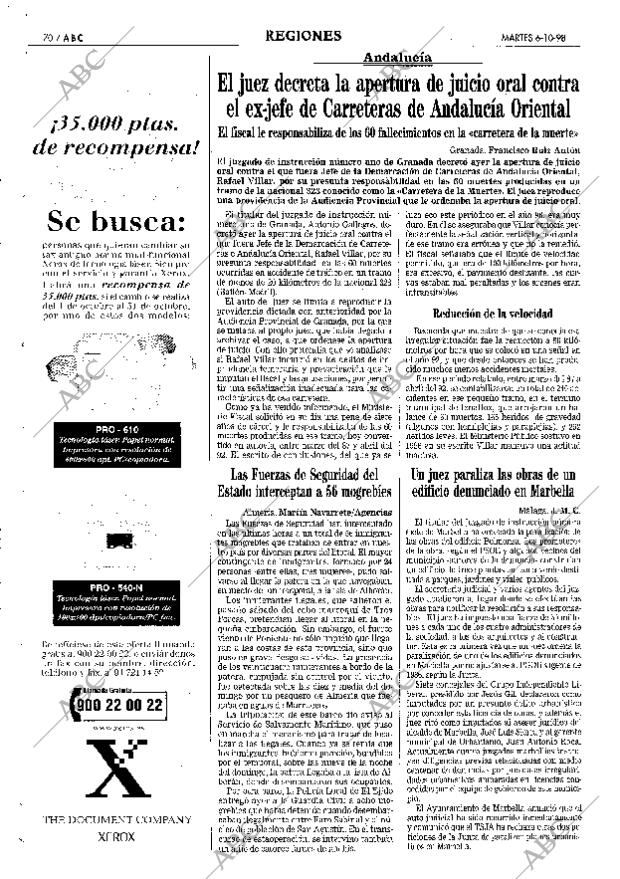 ABC MADRID 06-10-1998 página 70