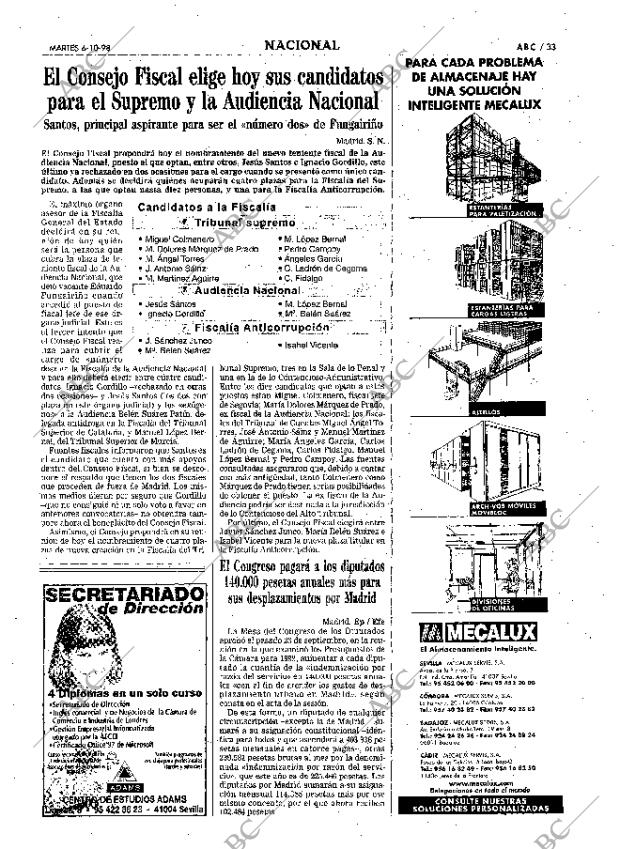 ABC SEVILLA 06-10-1998 página 33
