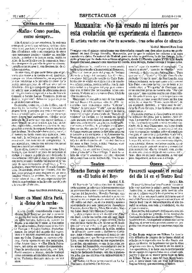 ABC MADRID 08-10-1998 página 92