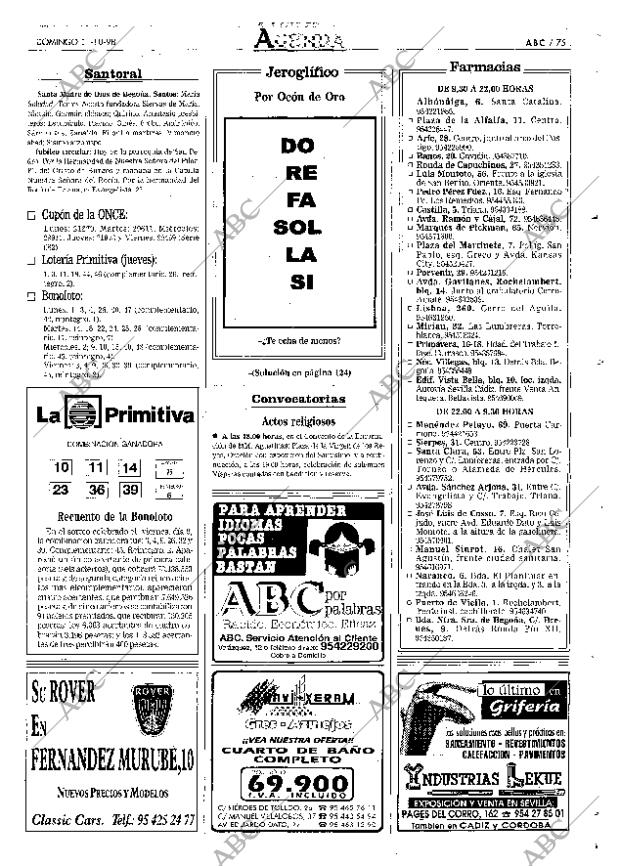 ABC SEVILLA 11-10-1998 página 75