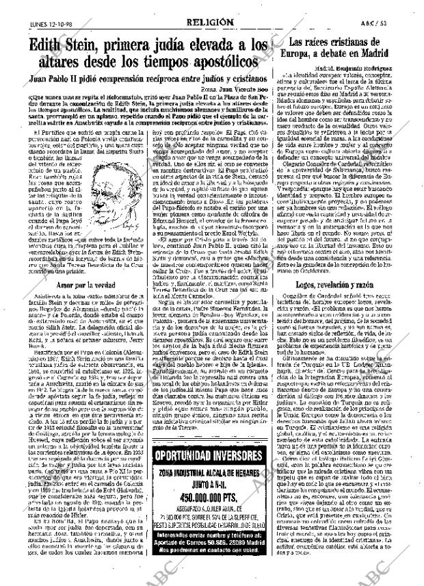 ABC MADRID 12-10-1998 página 53