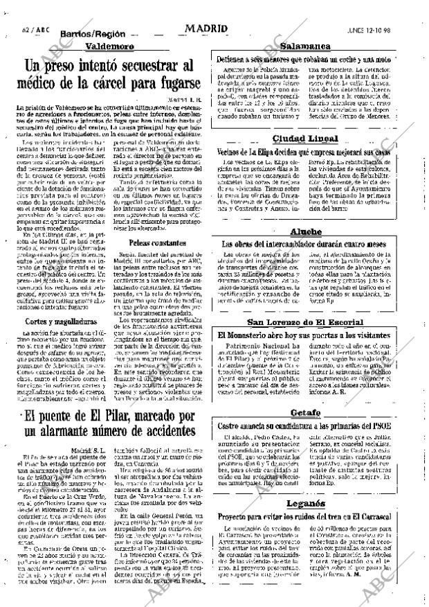 ABC MADRID 12-10-1998 página 62