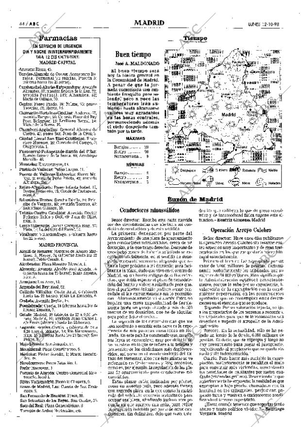 ABC MADRID 12-10-1998 página 64