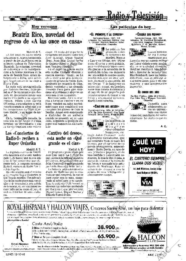 ABC SEVILLA 12-10-1998 página 109