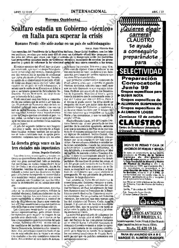 ABC SEVILLA 12-10-1998 página 33