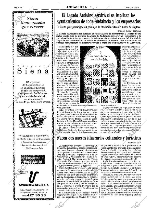 ABC SEVILLA 12-10-1998 página 44