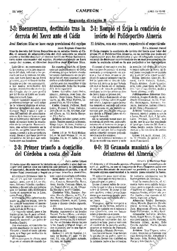ABC SEVILLA 12-10-1998 página 58