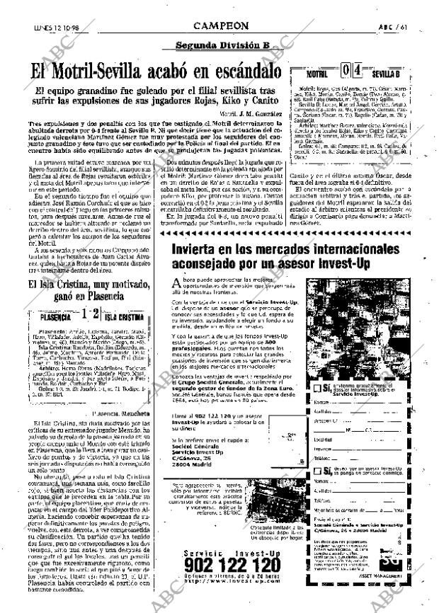 ABC SEVILLA 12-10-1998 página 61