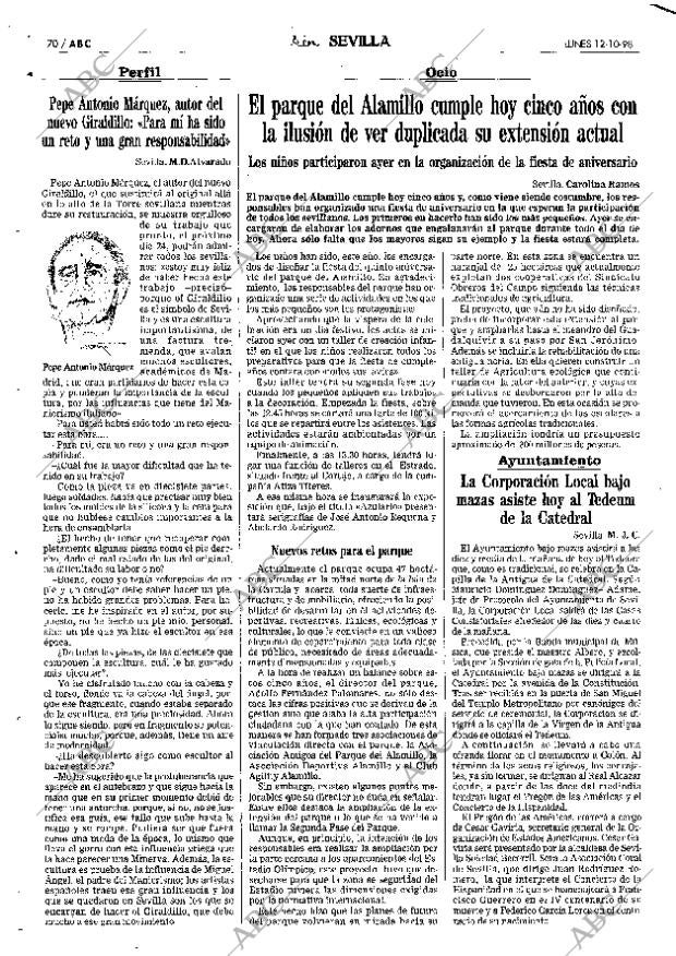 ABC SEVILLA 12-10-1998 página 70