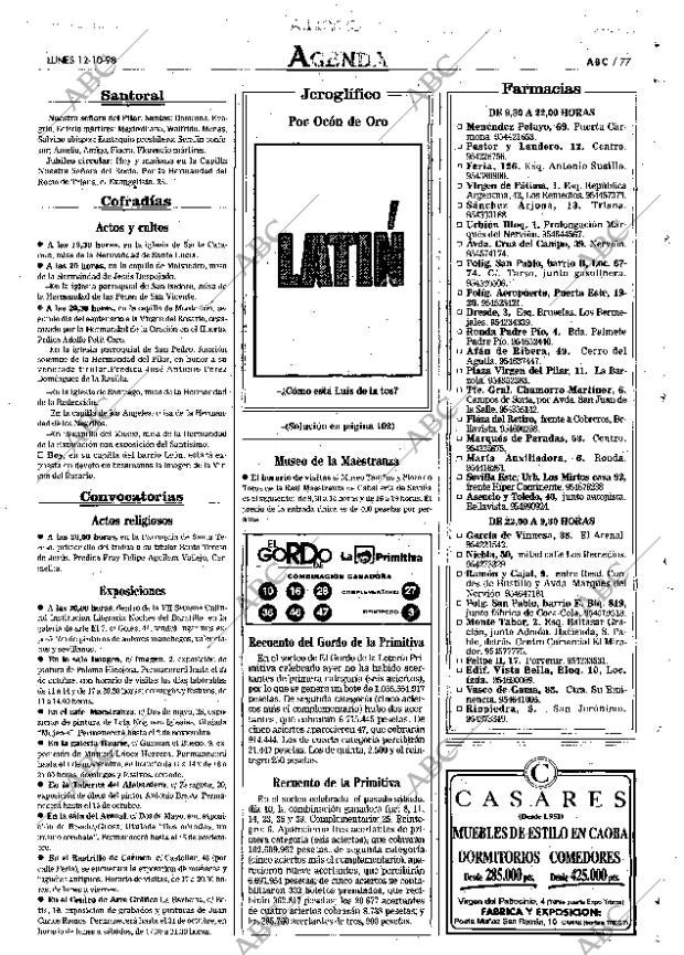 ABC SEVILLA 12-10-1998 página 77