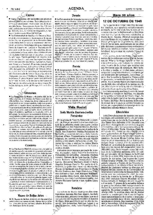 ABC SEVILLA 12-10-1998 página 78