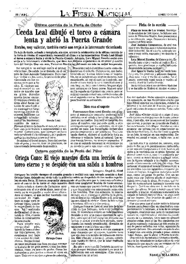 ABC SEVILLA 12-10-1998 página 88