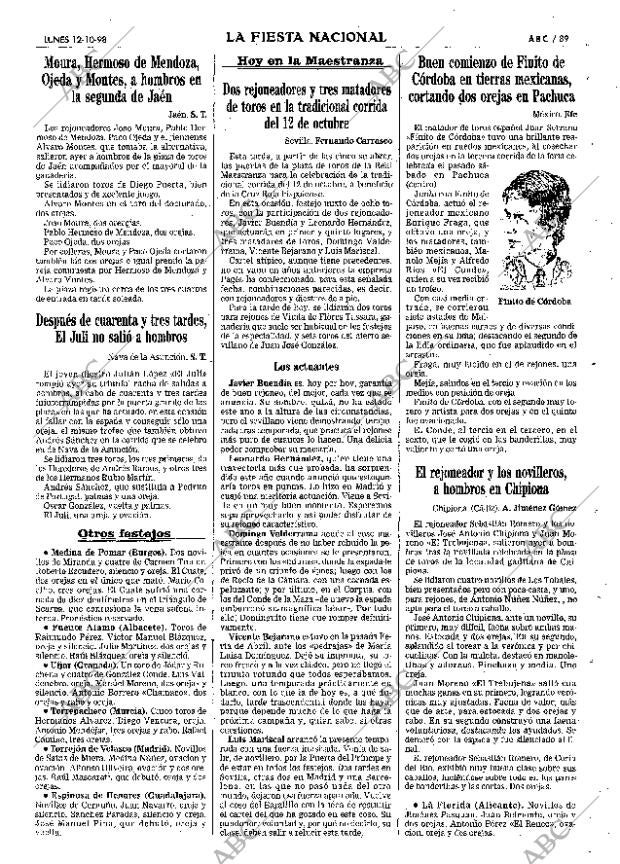 ABC SEVILLA 12-10-1998 página 89