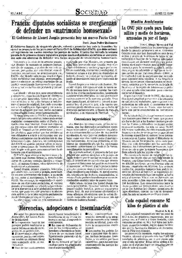 ABC SEVILLA 12-10-1998 página 90
