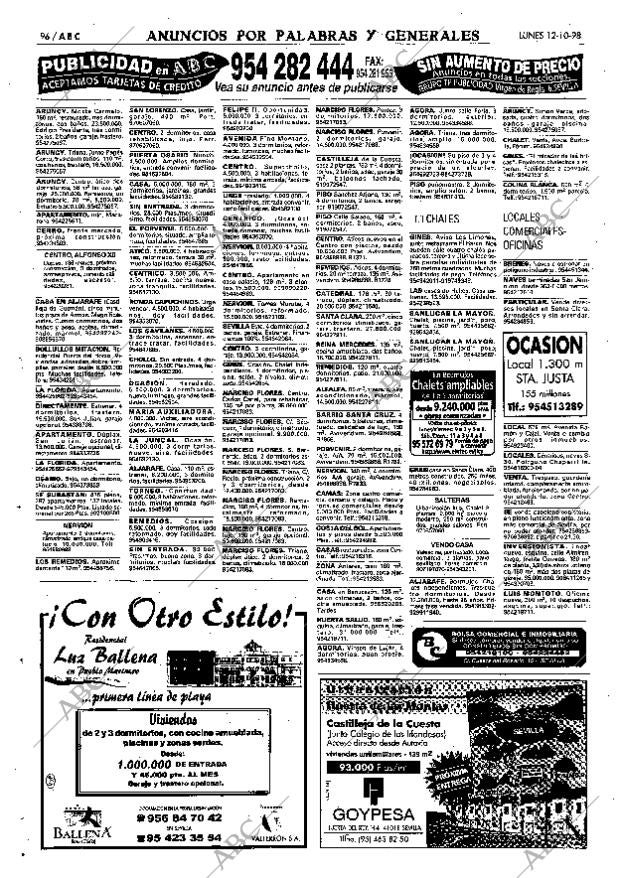 ABC SEVILLA 12-10-1998 página 96