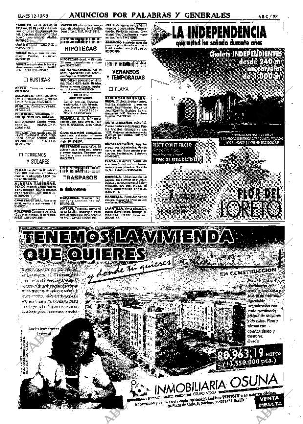 ABC SEVILLA 12-10-1998 página 97