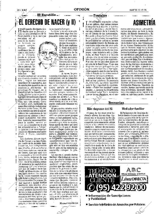 ABC SEVILLA 13-10-1998 página 20