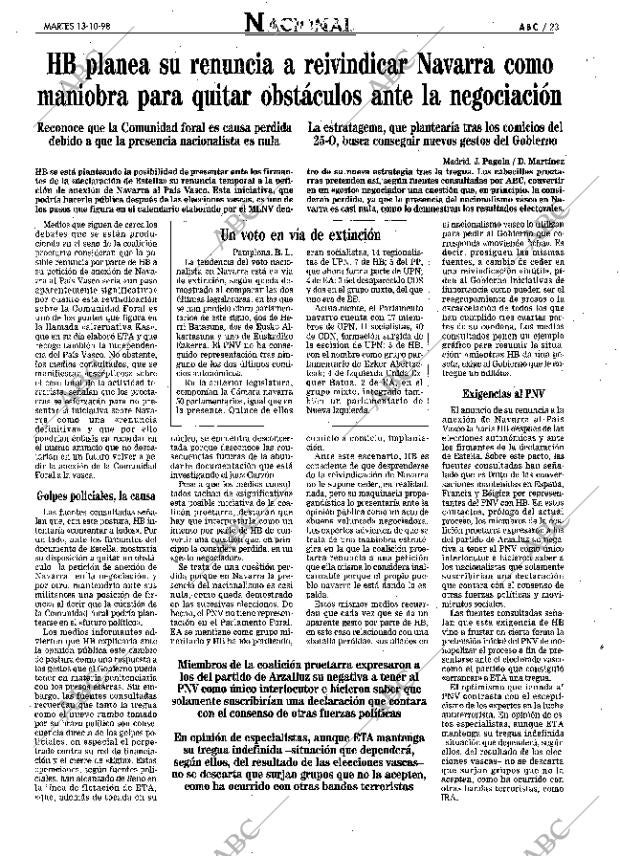 ABC SEVILLA 13-10-1998 página 23