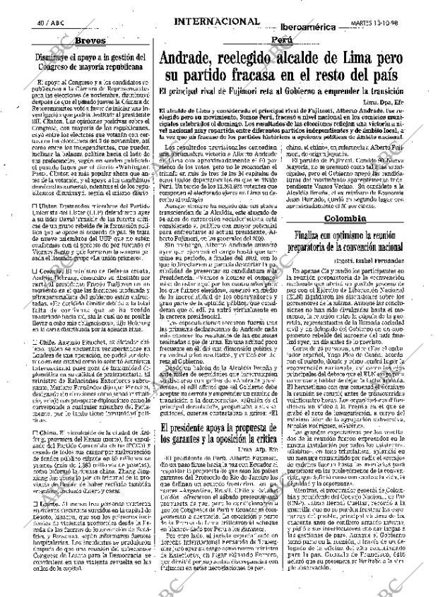 ABC SEVILLA 13-10-1998 página 40