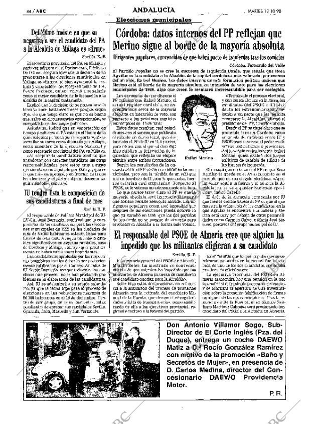 ABC SEVILLA 13-10-1998 página 44