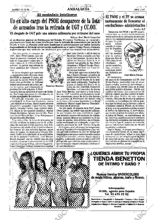 ABC SEVILLA 13-10-1998 página 45