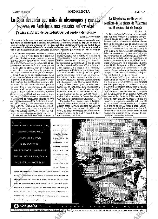 ABC SEVILLA 13-10-1998 página 49
