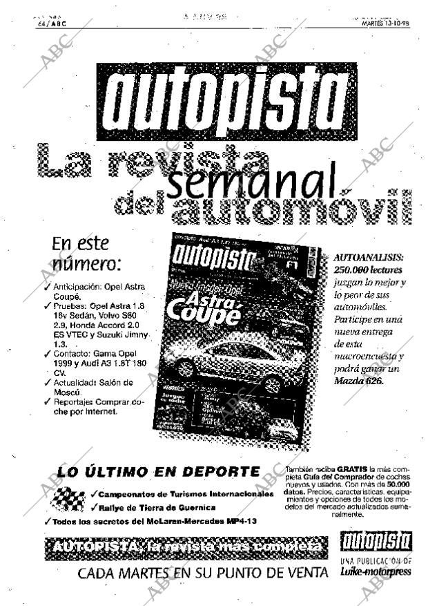 ABC SEVILLA 13-10-1998 página 64