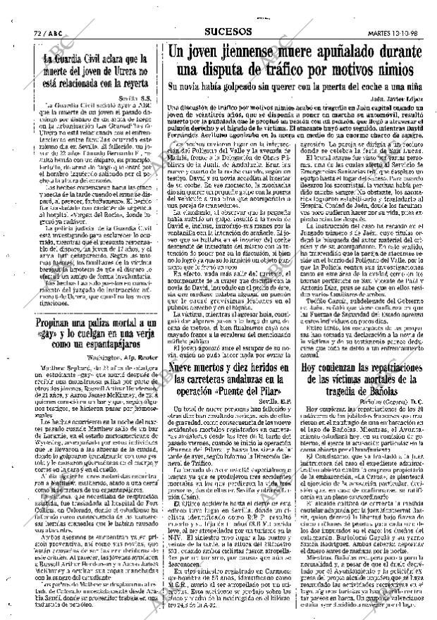 ABC SEVILLA 13-10-1998 página 72