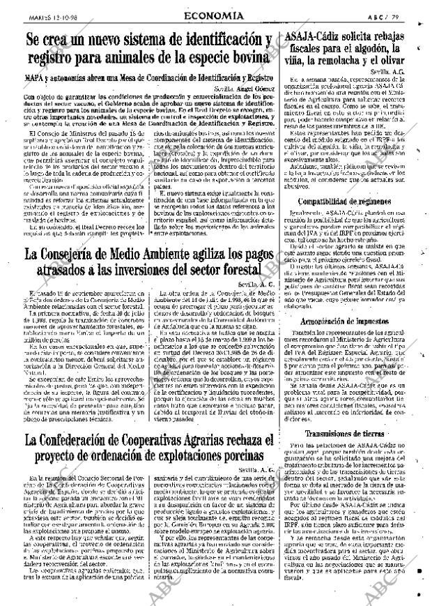 ABC SEVILLA 13-10-1998 página 79