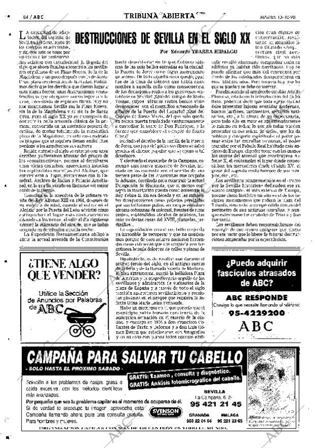 ABC SEVILLA 13-10-1998 página 84
