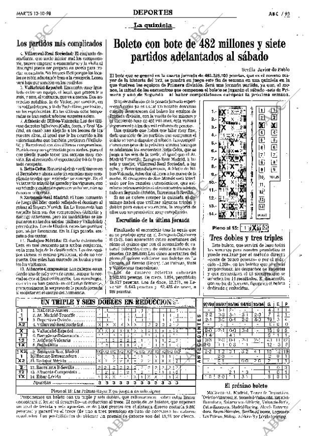 ABC SEVILLA 13-10-1998 página 93