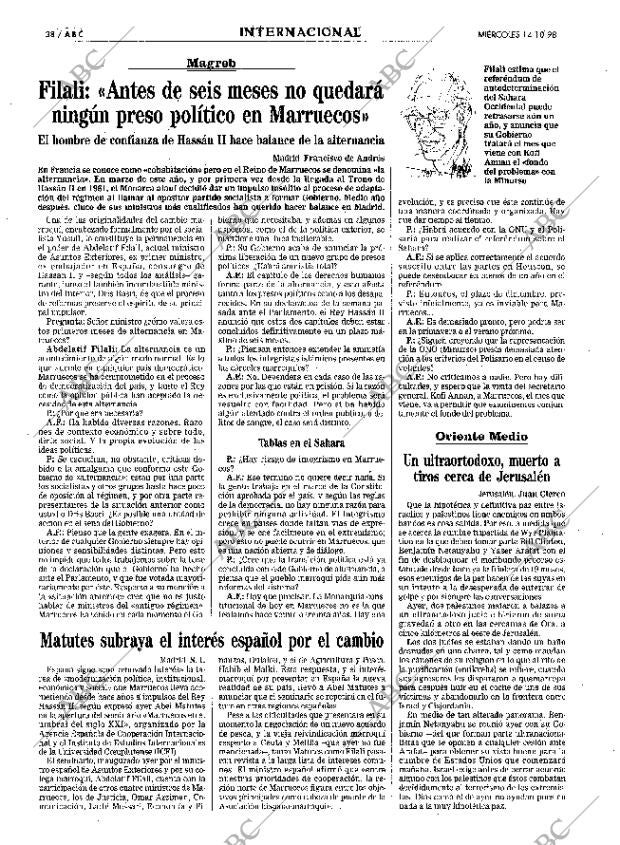 ABC SEVILLA 14-10-1998 página 38