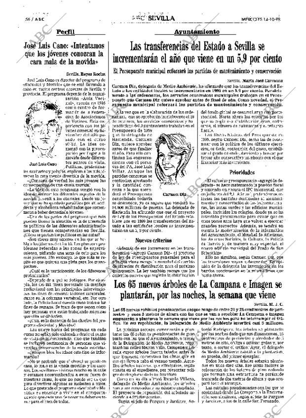 ABC SEVILLA 14-10-1998 página 56