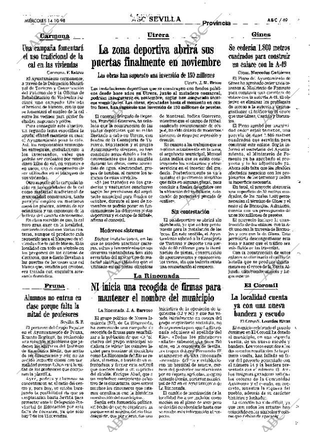 ABC SEVILLA 14-10-1998 página 69