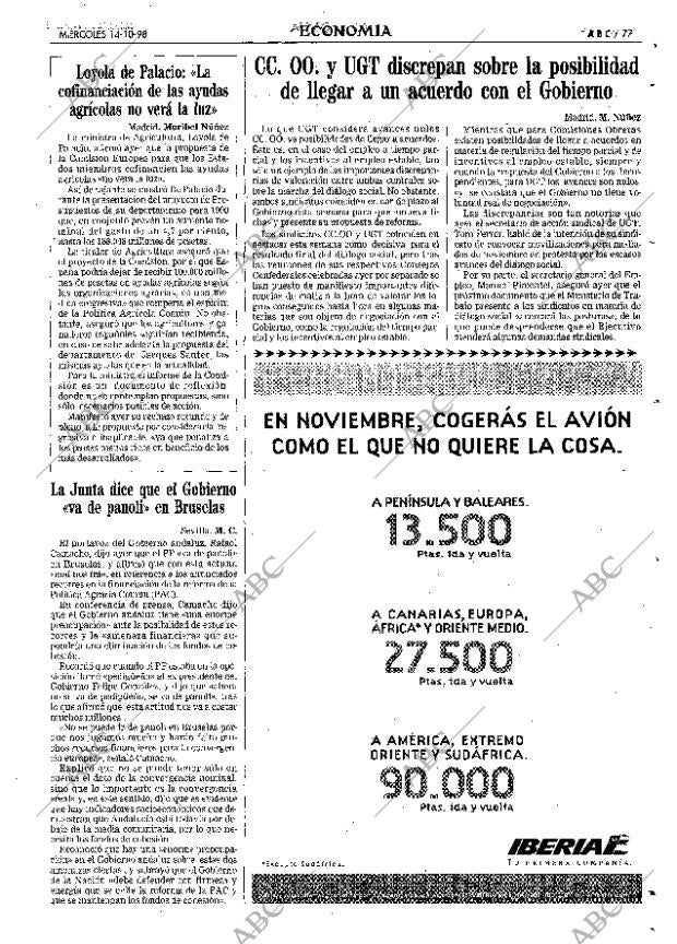 ABC SEVILLA 14-10-1998 página 77