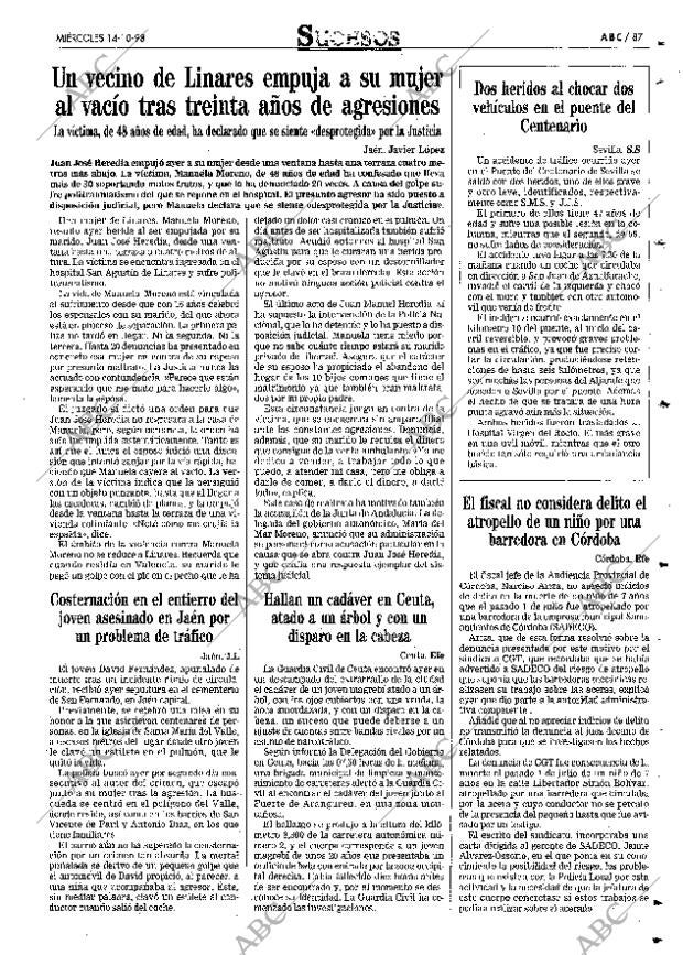 ABC SEVILLA 14-10-1998 página 87