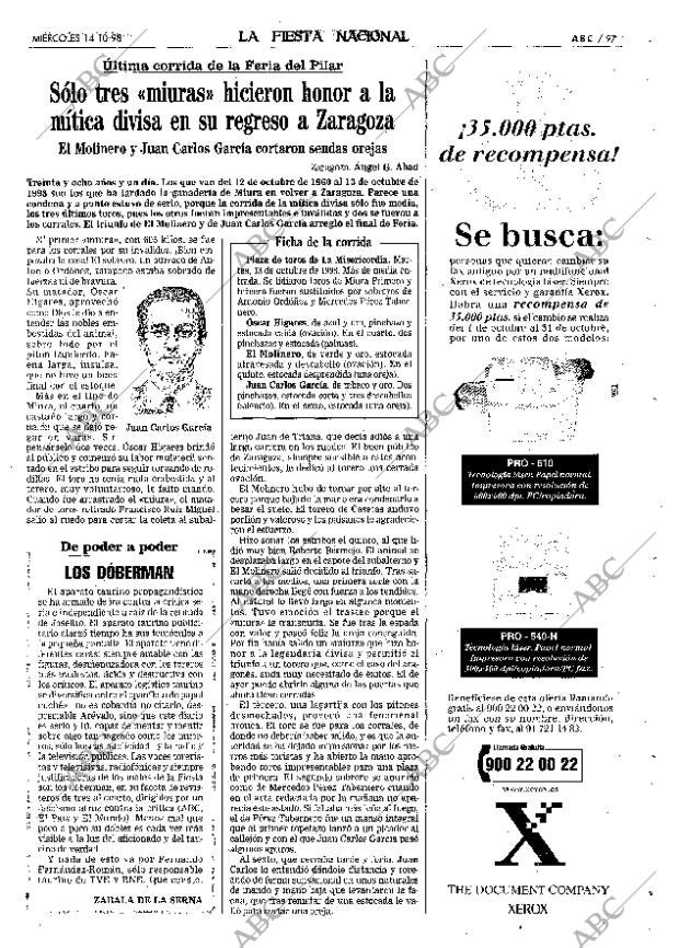 ABC SEVILLA 14-10-1998 página 97